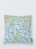 Morris & Co. Acanthus cushion blue/linen, UK version