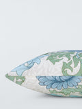 Morris & Co. Chrysanthemum indigo cushion 43x43cm, imported from the UK