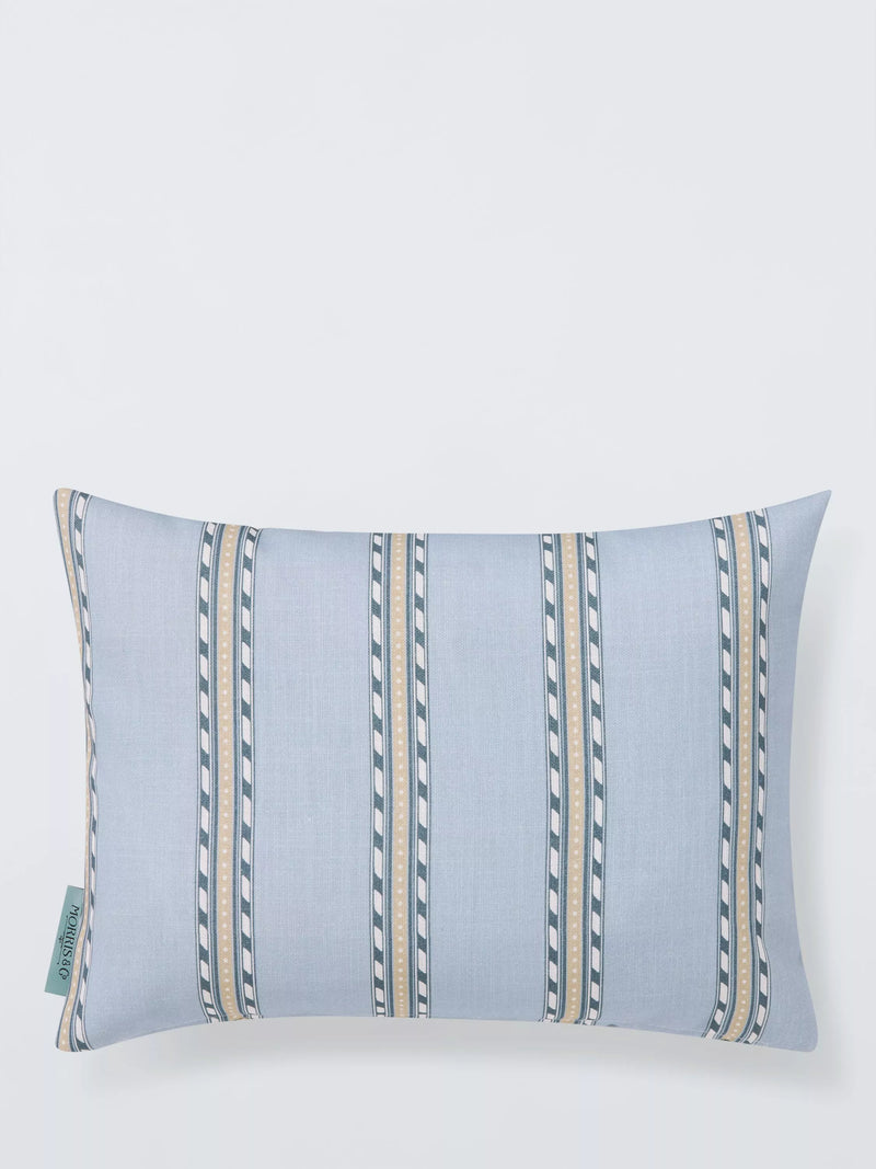 Morris & Co. blue stripe cushion 30x40cm, UK version