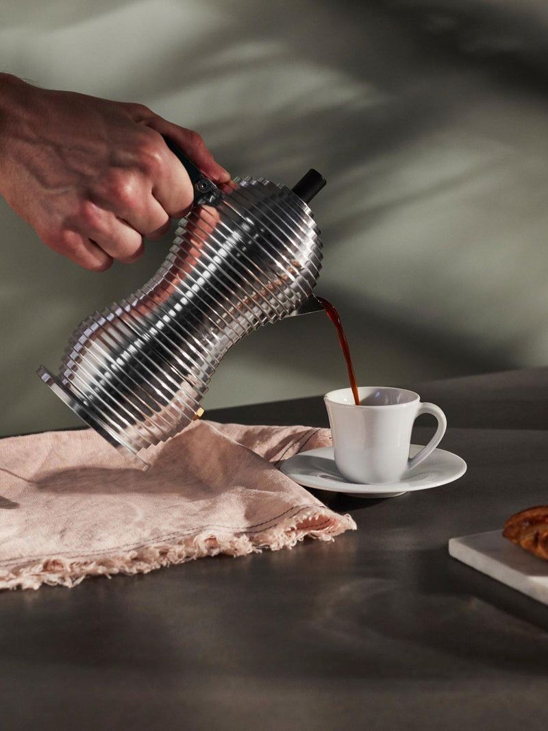 Alessi Pulcina espresso maker black 3 cup, UK version