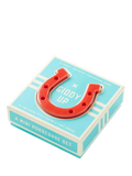Galison indoor horseshoes game for parties, UK version