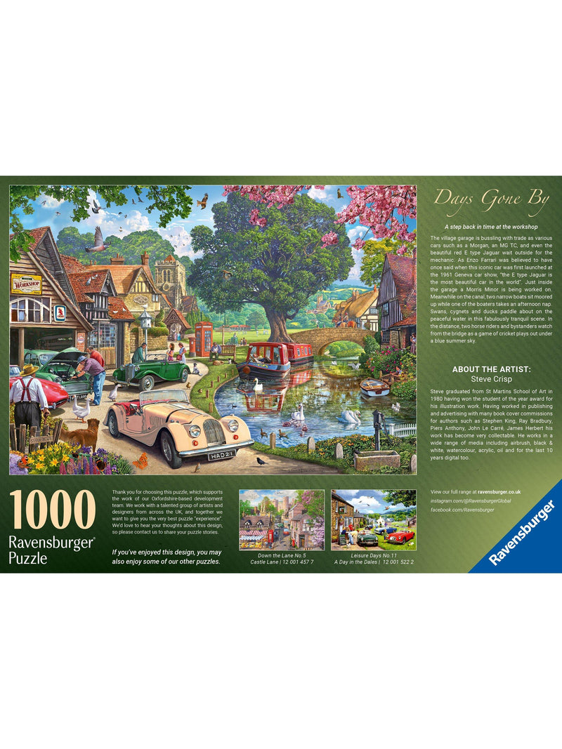 Ravensburger Days Gone By jigsaw puzzle 1000 pieces, UK version