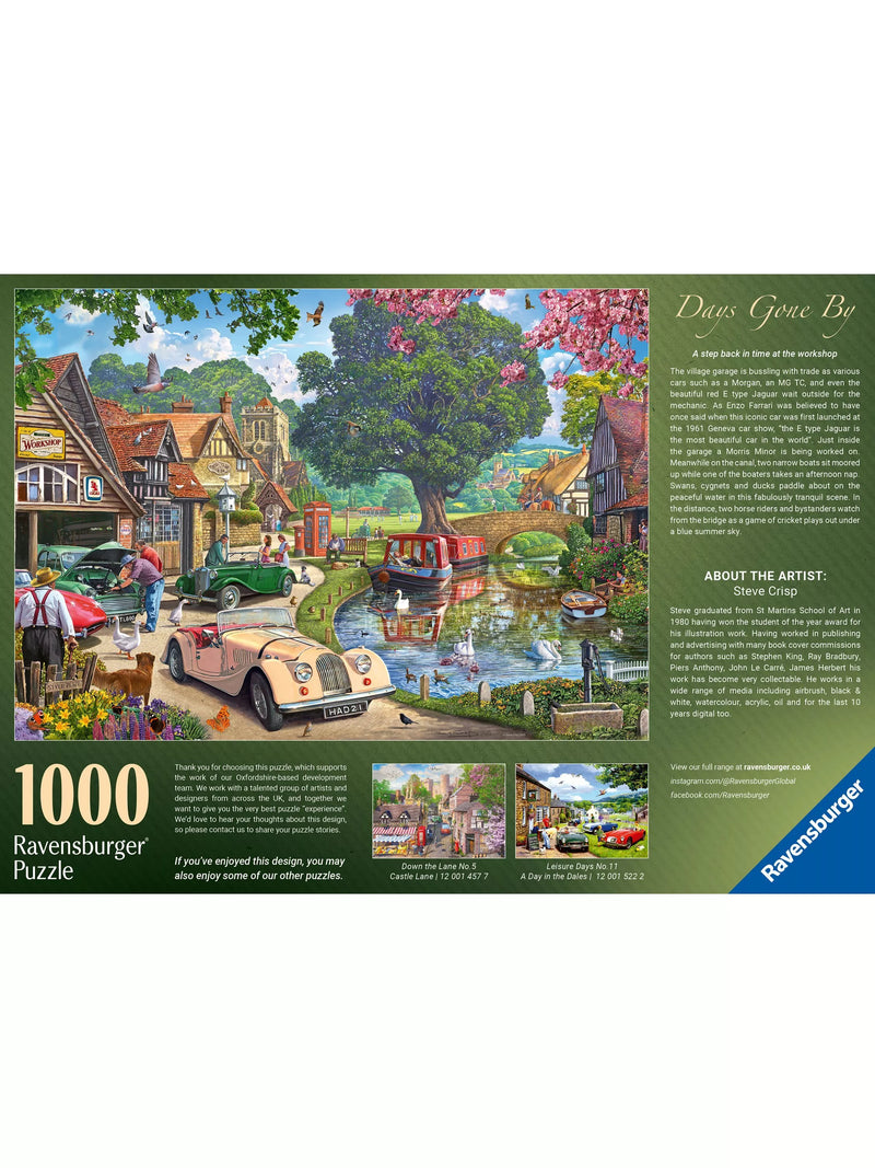 Ravensburger Days Gone By jigsaw puzzle 1000 pieces, UK version