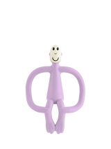 John Lewis Matchstick Monkey Lilac Teething Toy and Gel Applicator- Buy online at McGrocer