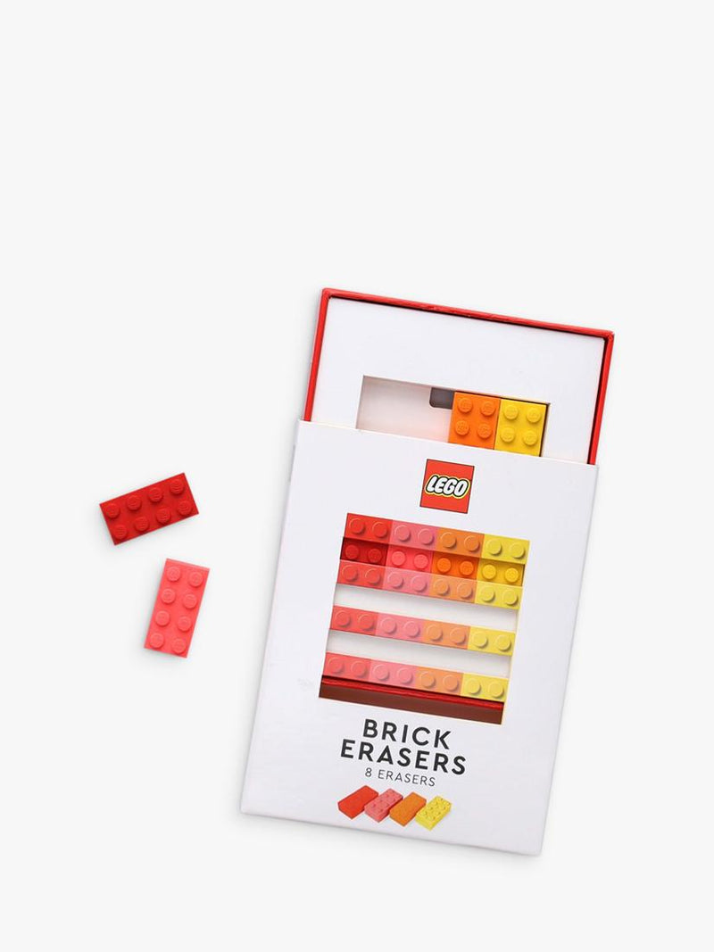 Chronicle Books LEGO brick erasers pack of 8 - British product