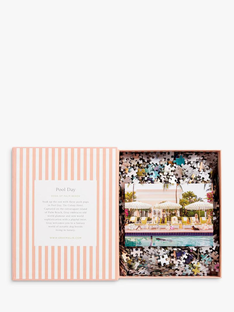 Galison Palm Beach Pool jigsaw puzzle 1000 pieces, UK version