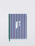 John Lewis Stripe Alphabet Notebook (Letter A) A5 Lined Hardback
