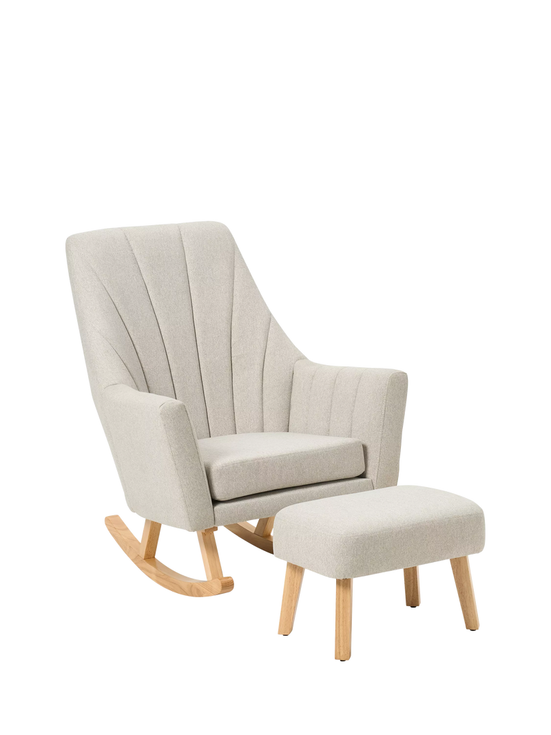 Tutti Bambini nursing rocking chair with footstool (British brand)