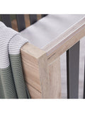 Tutti Bambini cot bed in oak slate finish (British brand)
