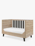 Tutti Bambini cot bed in oak slate finish (British brand)