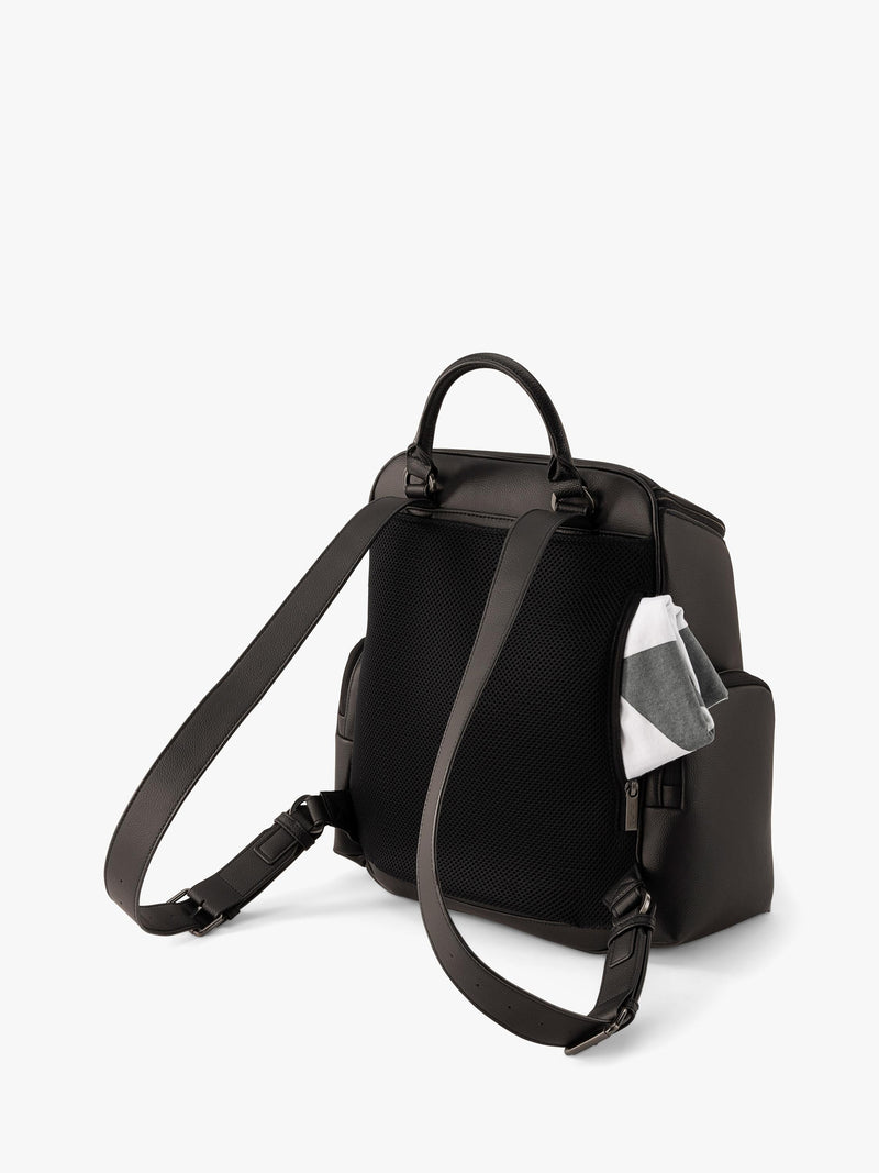 Nuna Essential Changing Bag leatherette diaper backpack (British brand)
