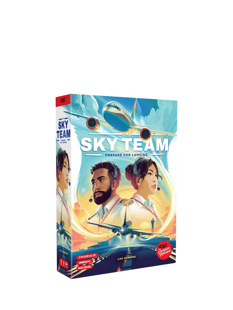 Asmodee Sky Team Prepare Landing board game (British brand)