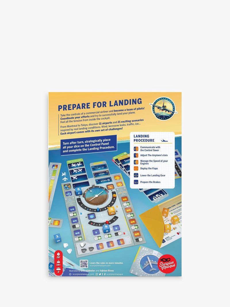 Asmodee Sky Team Prepare Landing board game (British brand)