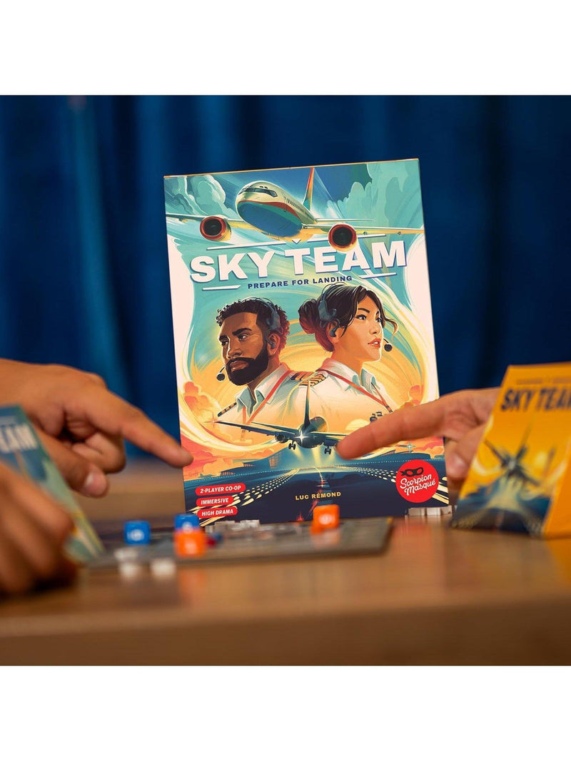 Asmodee Sky Team Prepare Landing board game (British brand)