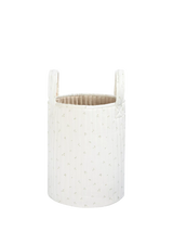 John Lewis Avery Row Large Quilted Reversible Storage Basket- Buy online at McGrocer
