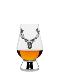 English Pewter Company Glencairn Whisky Crystal Glass Stag Tumbler 200ml - British product