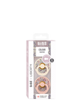 BIBS Liberty Eloise round baby soother pack of 2 - British product