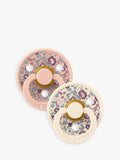 BIBS Liberty Eloise round baby soother pack of 2 - British product