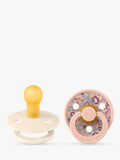 BIBS Liberty Eloise round baby soother pack of 2 - British product