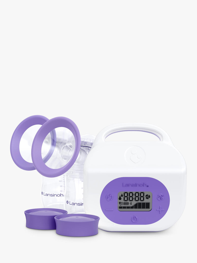 Rechargeable Double Electric Breast Pump with 3 Pumping Styles and 8 Suction Levels