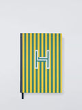 John Lewis Stripe Alphabet Notebook (Letter A) A5 Lined Hardback