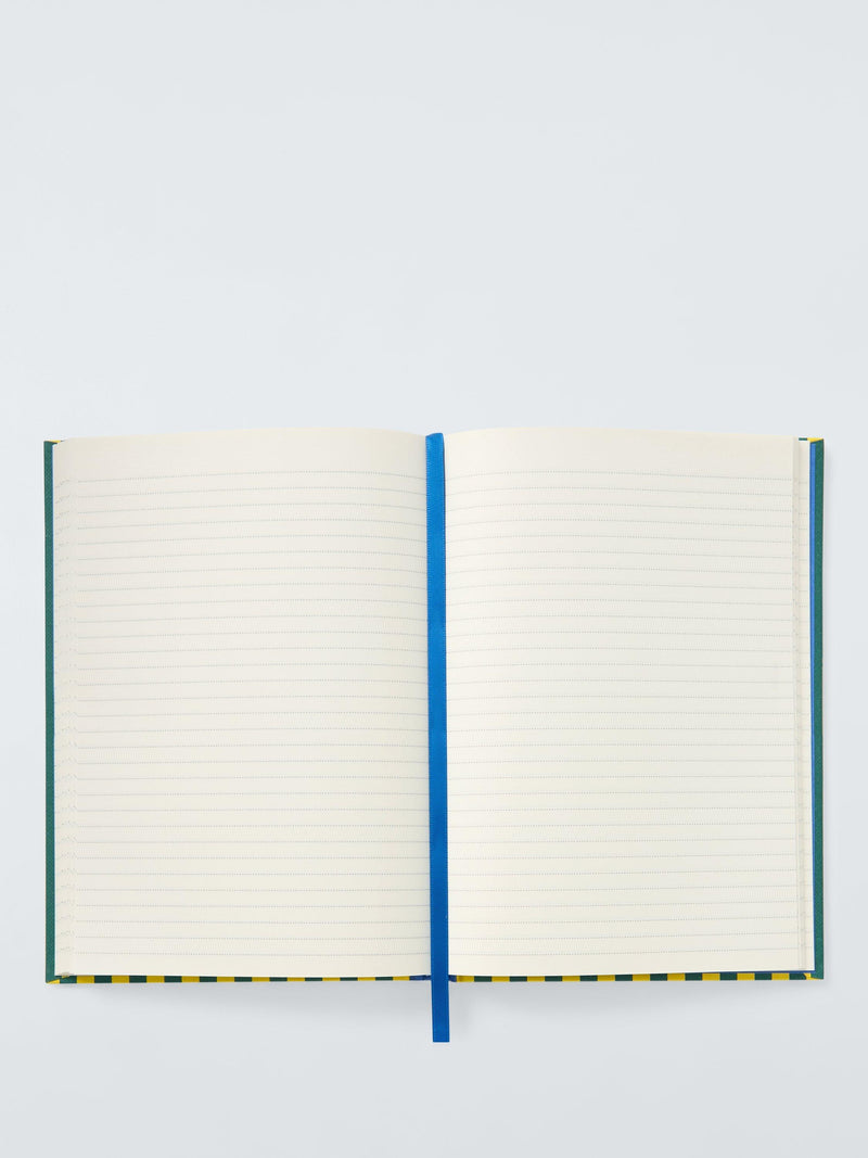 John Lewis Stripe Alphabet notebook A5 personalised letter A, UK version