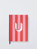 John Lewis Stripe Alphabet Notebook (Letter A) A5 Lined Hardback