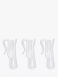 Speedy Products adjustable curtain hooks white pack of 20 - British product