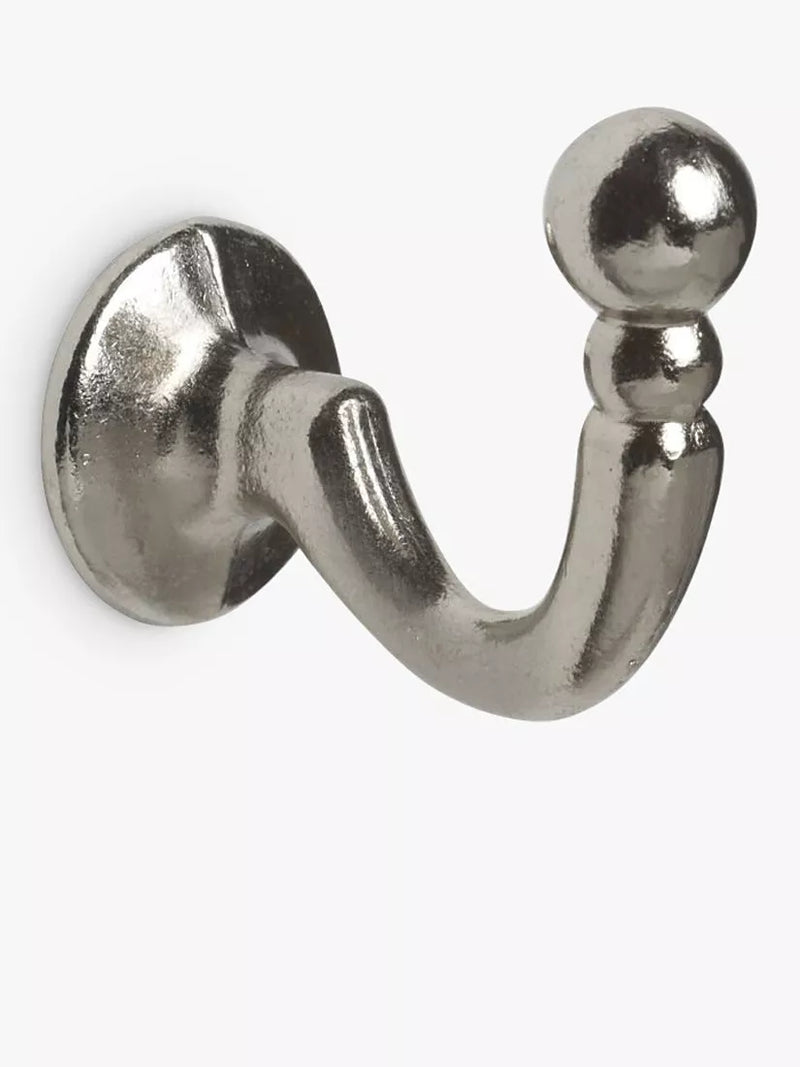 Speedy Products ball end tieback hook satin silver, UK version
