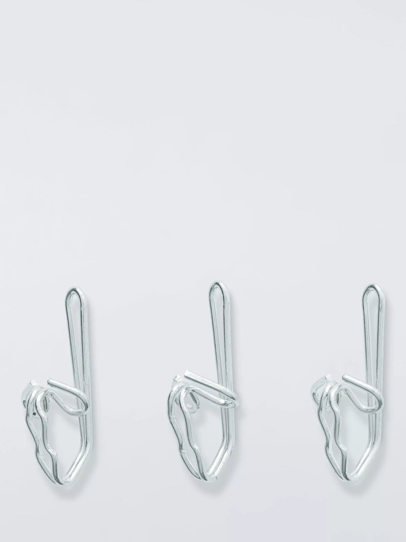 Speedy Products nickel plated curtain hook silver (British brand)