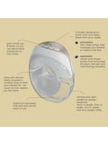 Vital Baby Flow wearable breast pump 150ml, imported from the UK