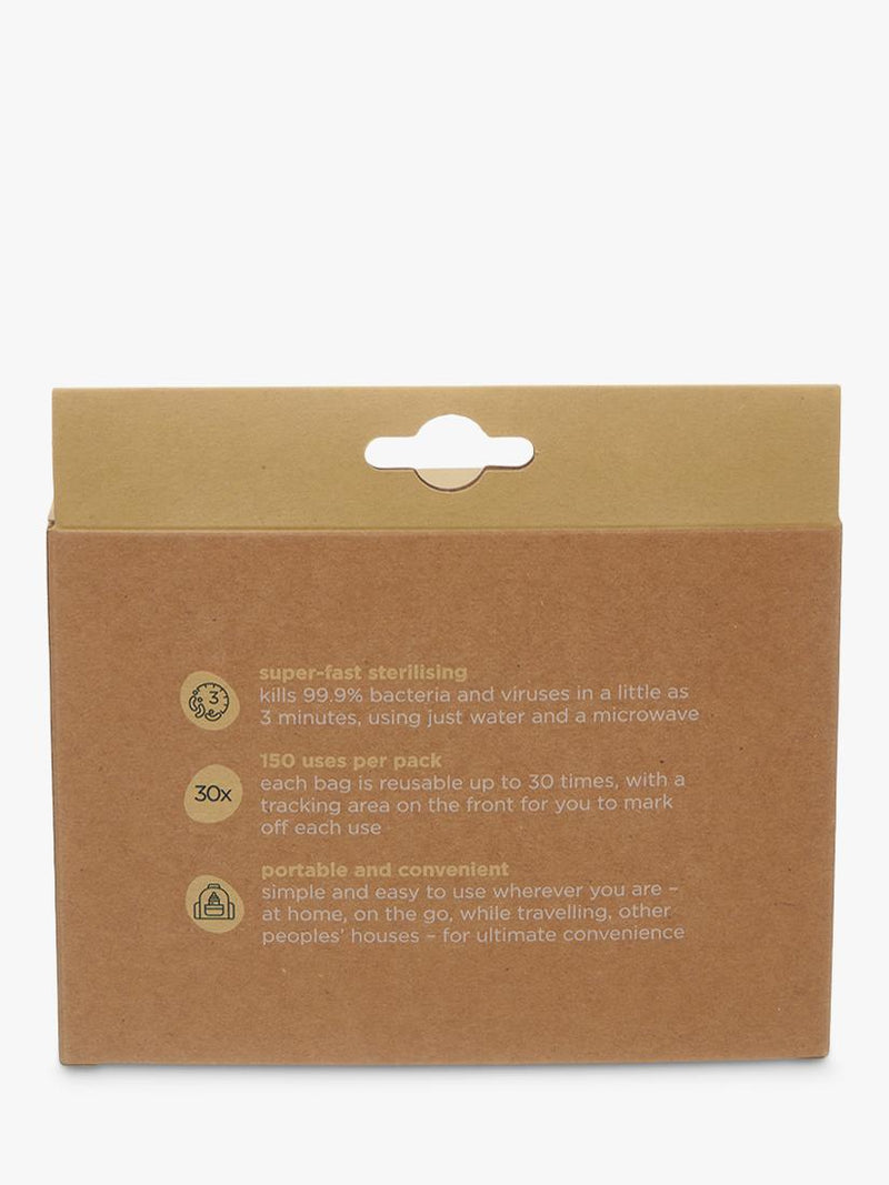 Vital Baby microwave sterilising bags pack of 5, imported from the UK