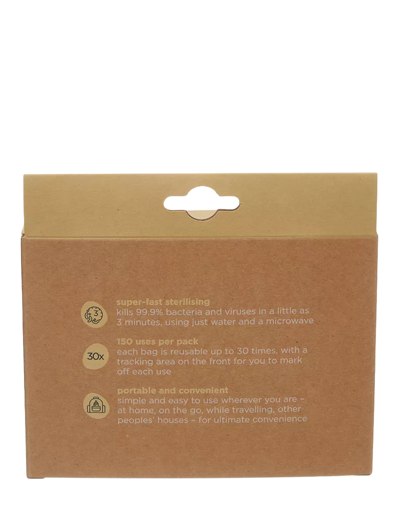 Vital Baby microwave sterilising bags pack of 5, imported from the UK