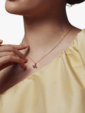 Alex Monroe cuckoo flower necklace in gold with freshwater pearl (British brand)