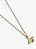 Alex Monroe cuckoo flower necklace in gold with freshwater pearl (British brand)