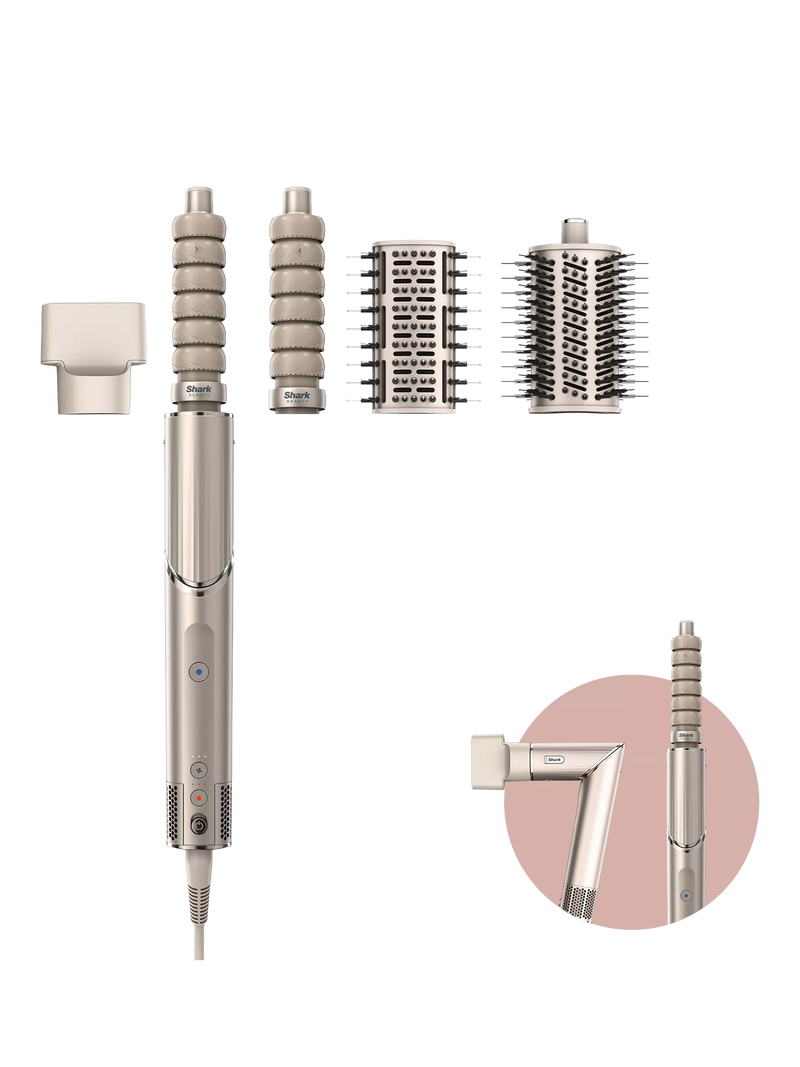Shark FlexStyle Limited Edition 4-in-1 Air Styler & Hair Dryer Gift Set Pearl Pink