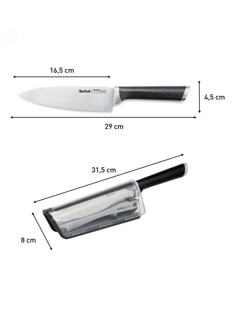 Tefal Ever Sharp chef knife 16.5cm, imported from the UK