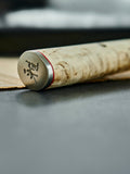MIYABI Damascus bread knife 23cm with birch wood handle, UK version