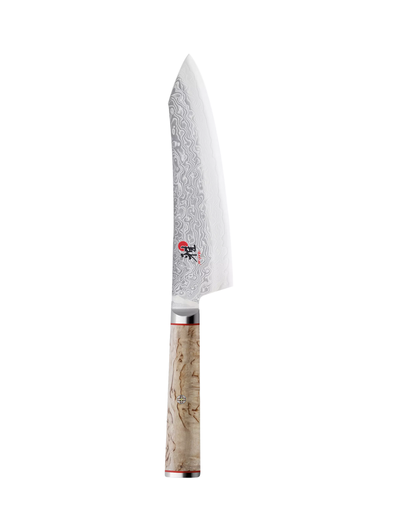 MIYABI rocking santoku knife 18cm birch wood handle, UK version