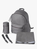 BabaBing! Luca vegan leather changing bag grey (British brand)