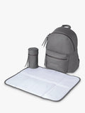 BabaBing! Luca vegan leather changing bag grey (British brand)