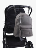 BabaBing! Luca vegan leather changing bag grey (British brand)