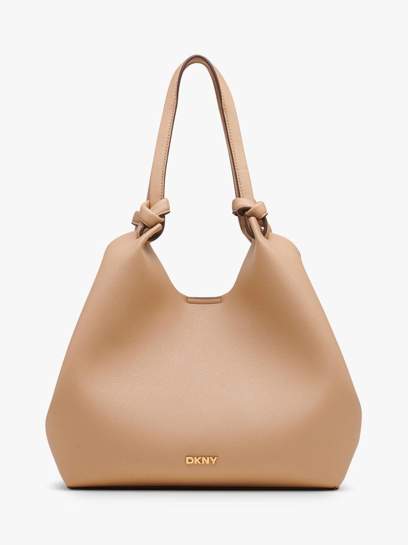 DKNY Paula medium commuter tote bag in faux leather - British product