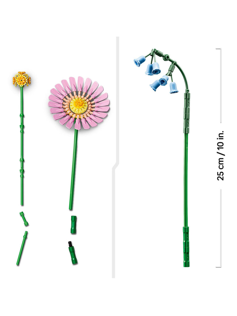 LEGO Botanicals Petite Sunny Bouquet building set, UK version