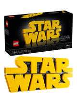 John Lewis LEGO Star Wars 75407 Brick-Built Star Wars Logo Sign Set- Buy online at McGrocer
