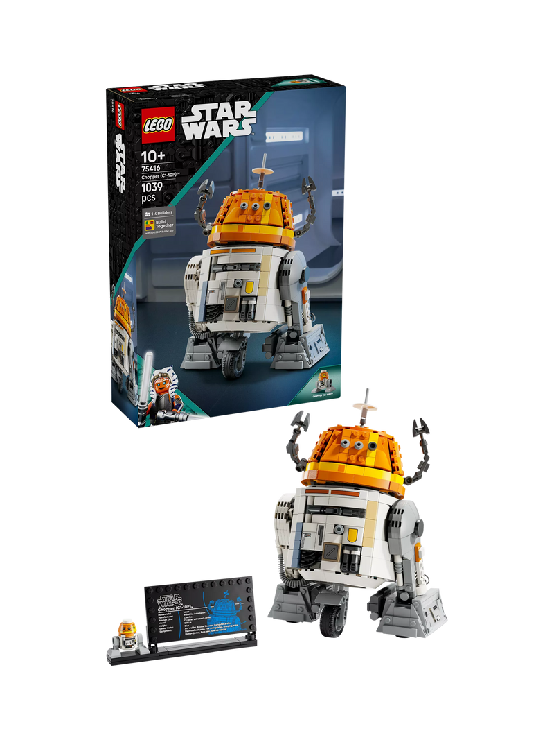 LEGO Star Wars Chopper C1-10P astromech droid building set 1039 pieces, UK version