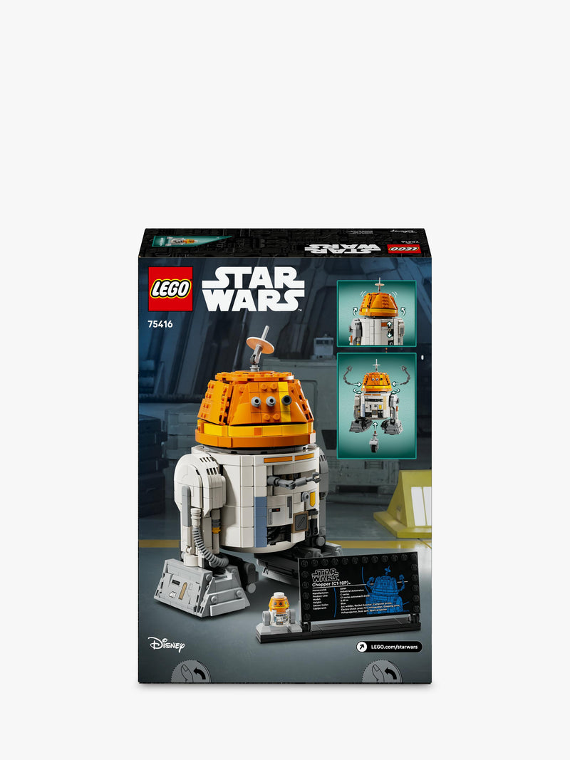 LEGO Star Wars Chopper C1-10P astromech droid building set 1039 pieces, UK version