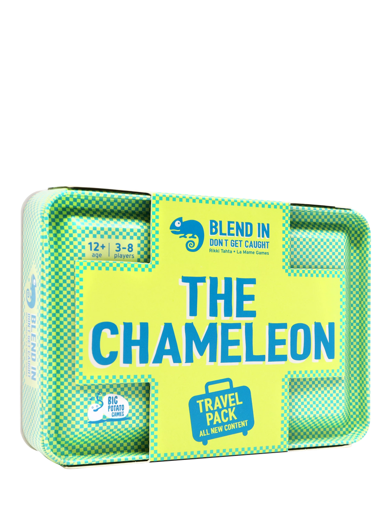 Big Potato Chameleon travel game compact tin, imported from the UK