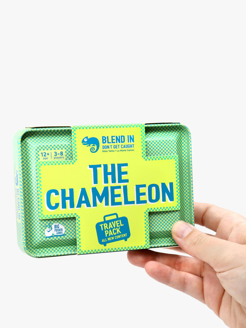 Big Potato Chameleon travel game compact tin, imported from the UK