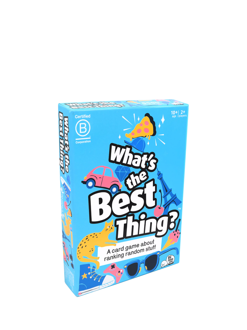 Big Potato party game What's The Best Thing - British product